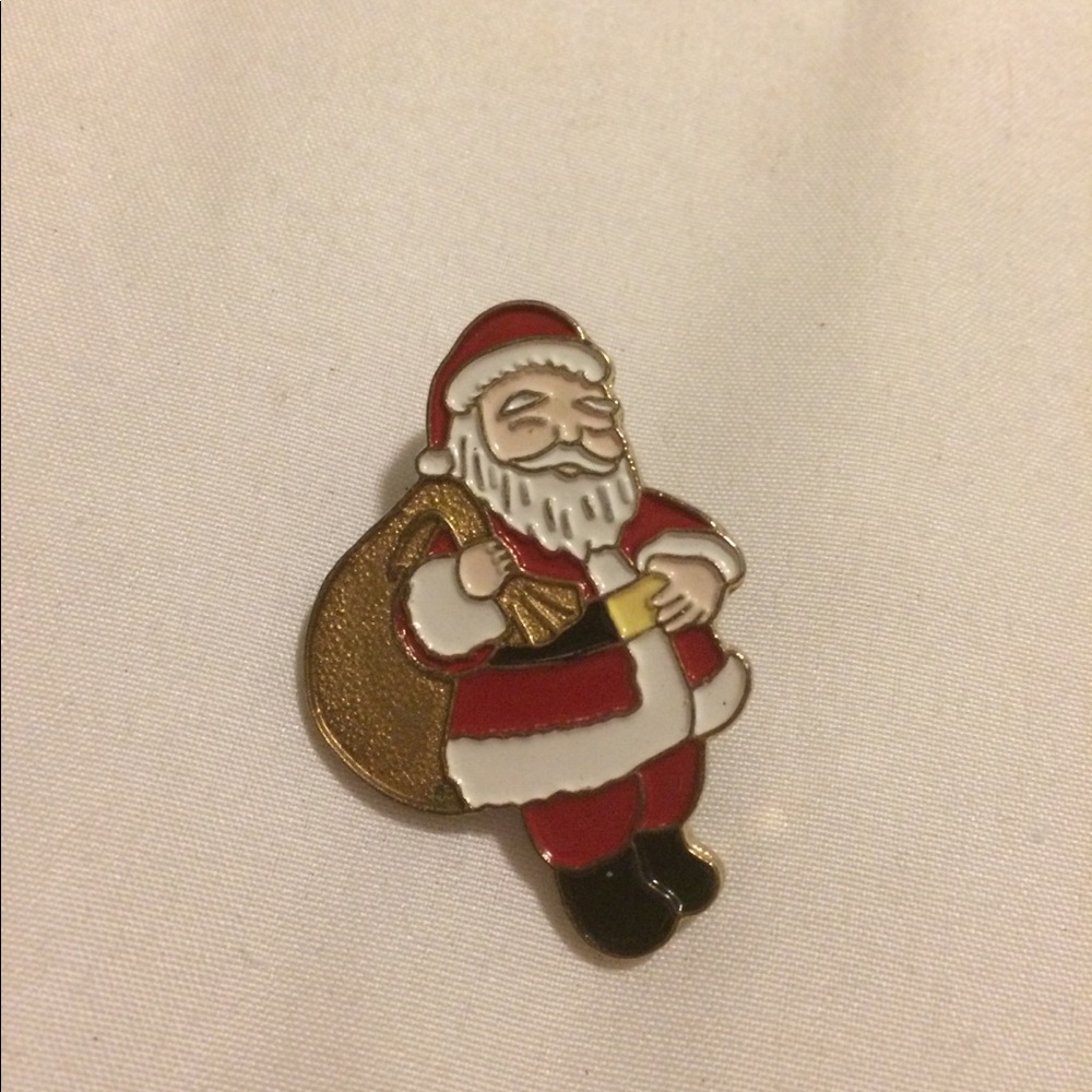 Vintage Santa Pin